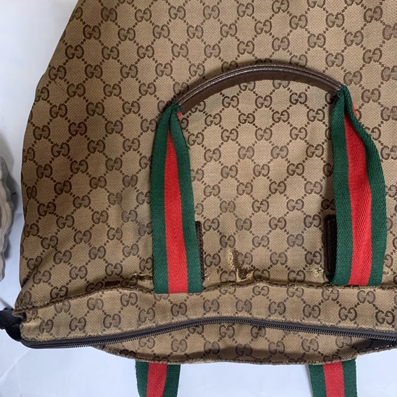 Gucci Authentic Monogram Tote Bag - Picture 9 of 13